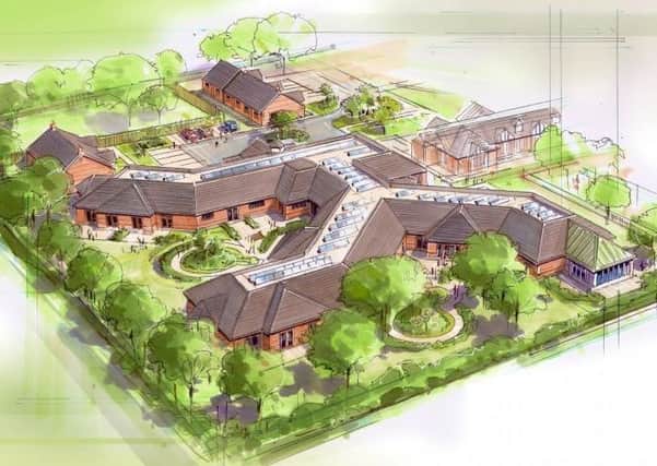 A visual image of what a planned major extension at Scalford Court Care Home will look like if planning permission is approved EMN-180814-135908001