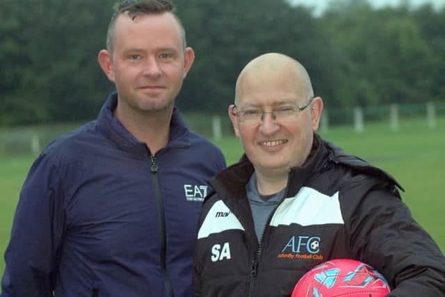 Both Asfordby FC manager Jon Allsop and reserves boss Simon Atherley guided their teams to promotion last season EMN-180814-180118002