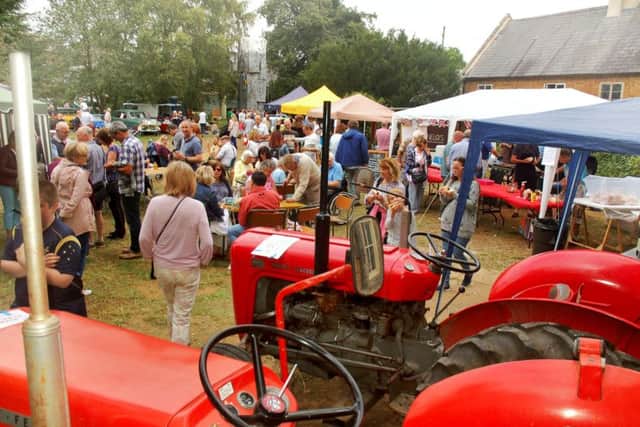 Tractors and cream teas at the Manor House PHOTO: Tim Williams
