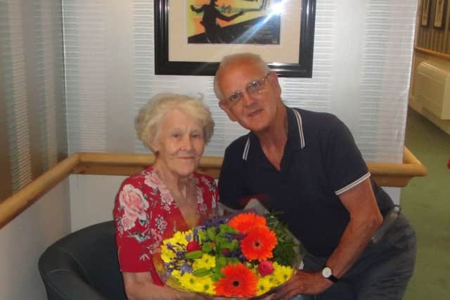 Margaret and Walter Whiley who are celebrating 60 years of marriage at The Amwell Care Home PHOTO: Supplied