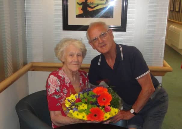 Margaret and Walter Whiley who are celebrating 60 years of marriage at The Amwell Care Home PHOTO: Supplied