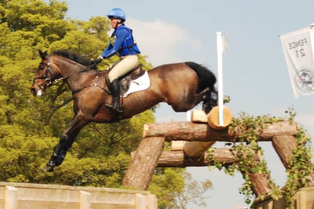 Emilie and Coopers Law completed a Badminton test made even tougher by a relentlessly wet spring PICTURE: Peter Morris EMN-180823-163654002