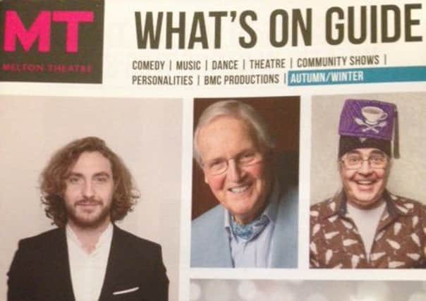 Grab your copy of Melton Theatre's What's On Guide Autumn/Winter 2018 PHOTO: Supplied
