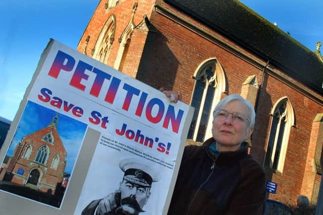 Frances Levett who has joined forces with other worshippers in a campaign to save St John the Baptist Roman Catholic Church in Melton from closure EMN-180509-131708001