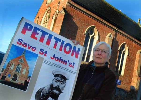 Frances Levett who has joined forces with other worshippers in a campaign to save St John the Baptist Roman Catholic Church in Melton from closure EMN-180509-131708001