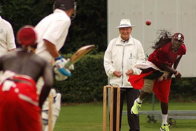 The Maasai Warriors take on the Duchess of Rutland XI at Knipton EMN-180309-124933001