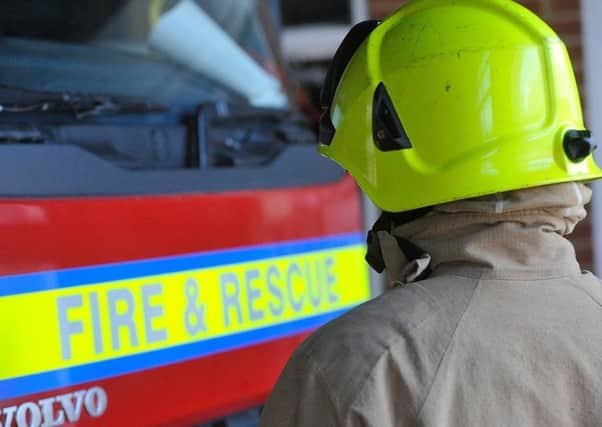 Fire service stock photo