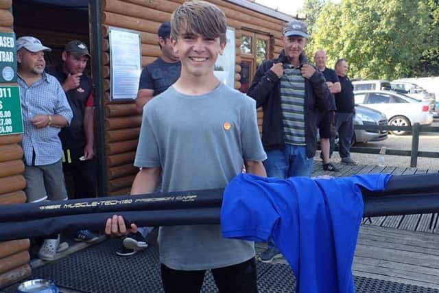 Youngest finalist Chris Randall was also the raffle winner EMN-180409-164428002