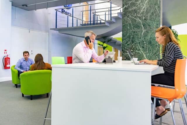 Hot desking at the Pera Business Park.