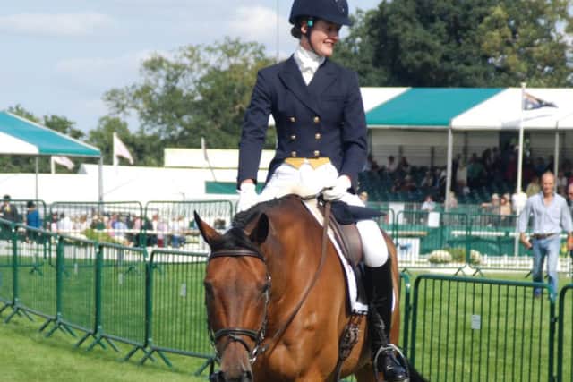 The Stonesby horse and rider were well in the hunt in 24th after Thursday's dressage test EMN-180509-124741002