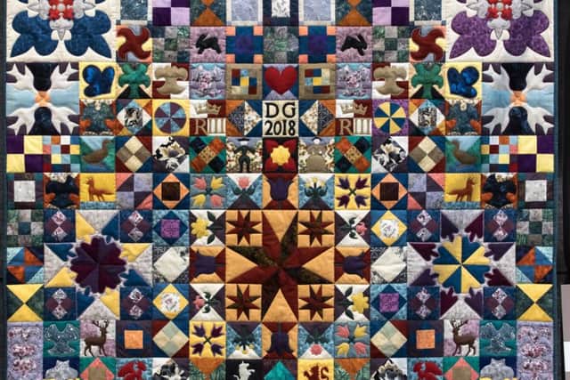The winning entry by Denise Geach, of Melton, for The 1718 Challenge at the Festival of Quilts EMN-180509-150945001
