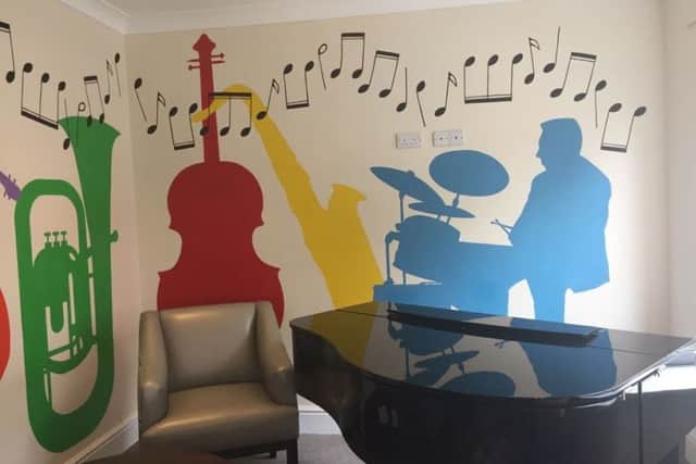 The Amwell Care Home's new music room PHOTO: Supplied