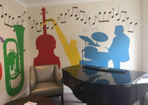 The Amwell Care Home's new music room PHOTO: Supplied