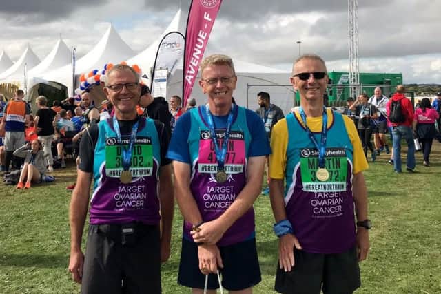 Team Alison (left to right): David Loasby, Colin Baggott and Martin Hansen PHOTO: Supplied