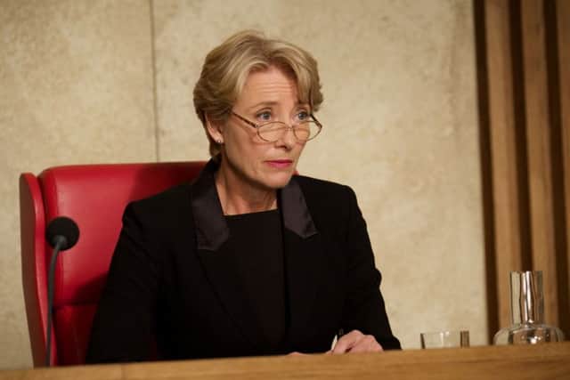 Emma Thompson as Fiona Maye PHOTO: PA Photo/Entertainment One