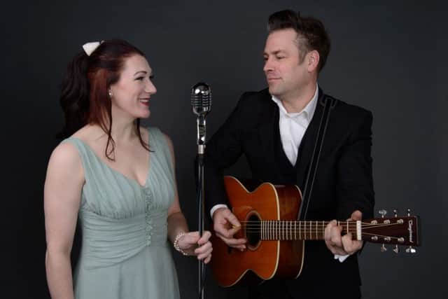 Lizzy Rushby as June Carter and Richard Day as Johnny Cash PHOTO: Paul Hurst