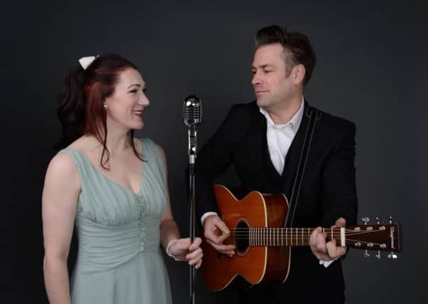 Lizzy Rushby as June Carter and Richard Day as Johnny Cash PHOTO: Paul Hurst