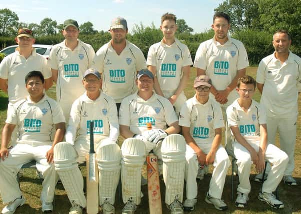 Frisby, Hoby and Rotherby finished just 15 points short of promotion in Division Two. From left, back - Ryan Sharp, Adam Brierley-Lewis, Craig Caunt, Andy Lacey, Matt Lacey, Michael Corker; front - David Iliffe, Chris Holland, Adam Holland, Liam Langley, Alex Corker. EMN-180919-083714002