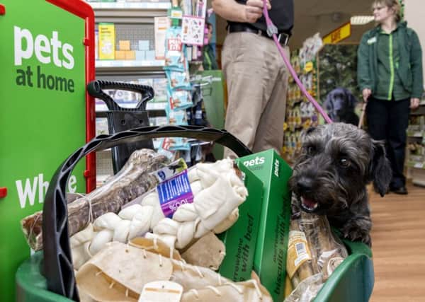 Pet products PHOTO: Pets at Home