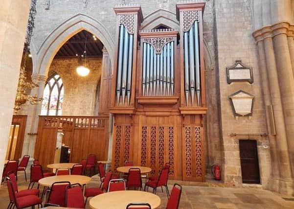 The newly rebuilt Sir Malcolm Sargent Memorial Organ at St Mary's Church, Melton PHOTO: Supplied