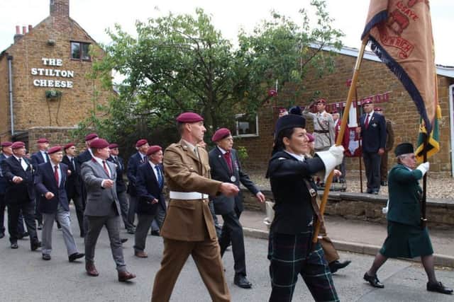 The 74th Somerby parade for the 10th Battalion, The Parachute Regiment.
PHOTO MELANIE DAVIES EMN-180924-125814001