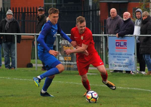 Sam Thorpe created plenty of problems for Lutterworth and put Melton back in front EMN-180925-090152002
