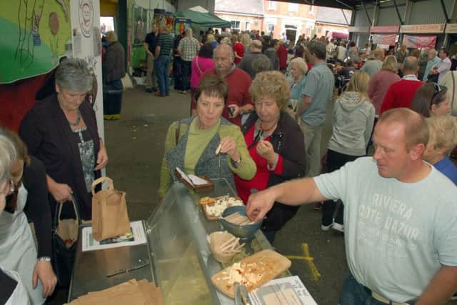 Food tasting at the East Midlands Food Festival in Melton PHOTO: Tim Williams