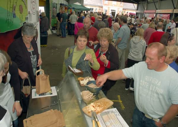 Food tasting at the East Midlands Food Festival in Melton PHOTO: Tim Williams