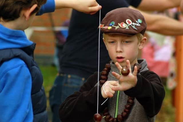 Liam Balding showing similar style to his granddad Prince Conker Robin Bailey PHOTO: Tim Williams