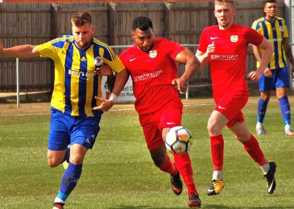 Michael Reeve made it 10 goals in nine starts following his first Melton Town hat-trick EMN-180210-103610002
