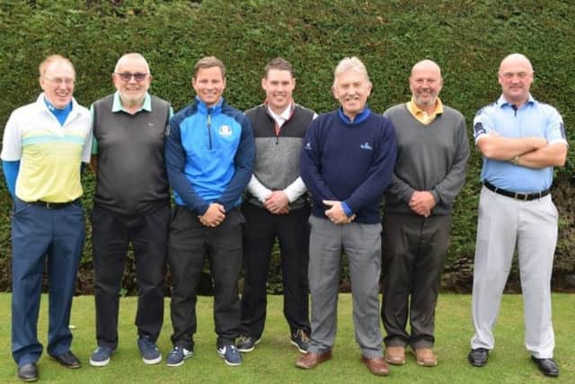 RWS winners, from left - Ray Catton, Doug Woolley, Sam Pollard, Ian Townsend, Geoff Townsend, David Taylor, Kev Robertson EMN-180210-165228002