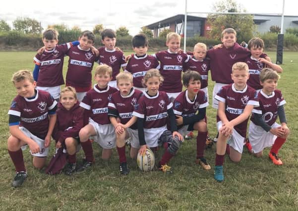 Melton RFC Under 9s made their debut in full-contact rugby at Market Harborough EMN-180310-093904002