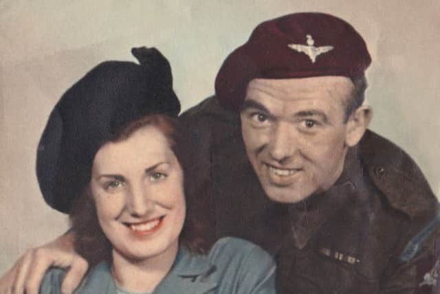 151/156 Parachute Regiment reunion - Sgt Harry Knott and wife Nancy EMN-180810-161944001