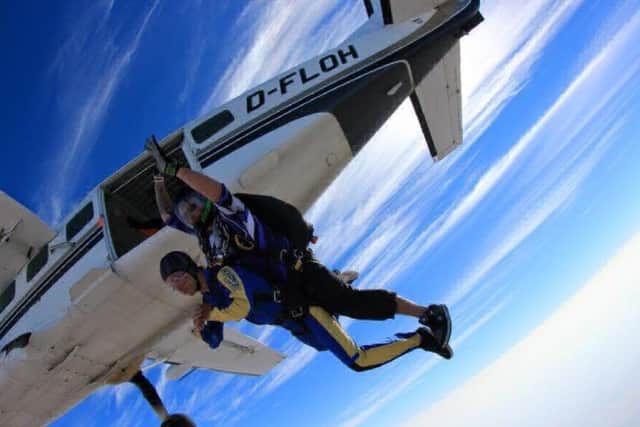 Jamie Gordon falls from plane at 12,000ft PHOTO: Supplied