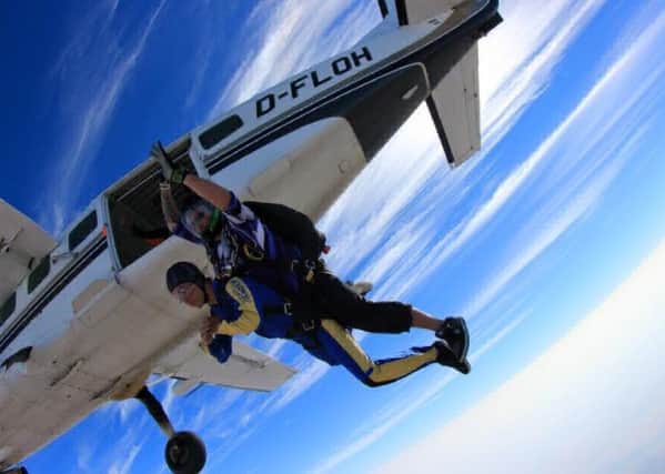 Jamie Gordon falls from plane at 12,000ft PHOTO: Supplied