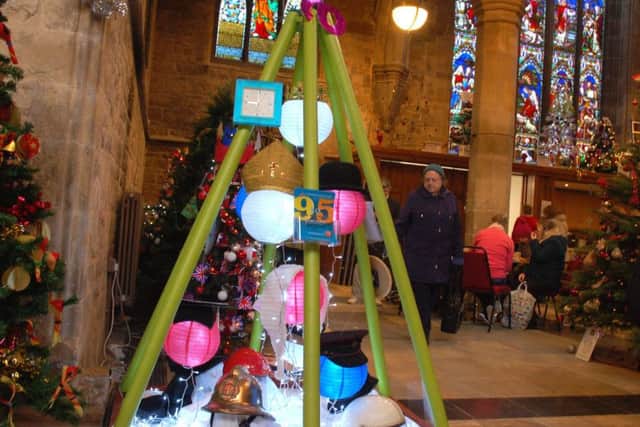 A pyramid style tree by Melton Theatre group PHOTO: Tim Williams