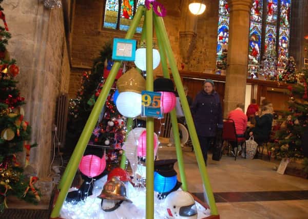 A pyramid style tree by Melton Theatre group PHOTO: Tim Williams
