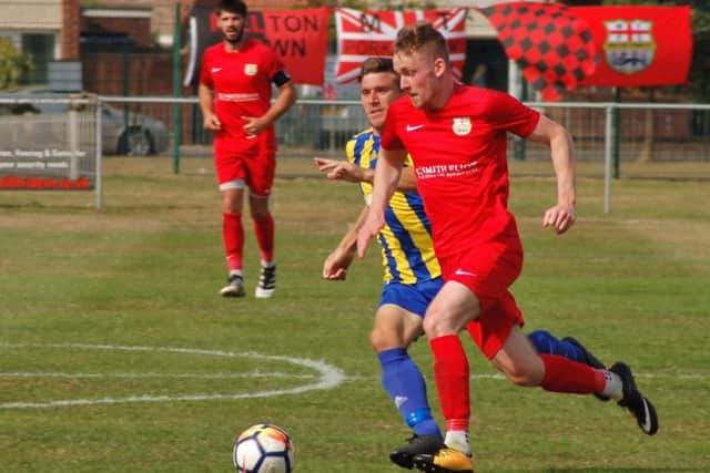 Sam Thorpes first-half double was cancelled out by St Andrews late fightback EMN-181016-104122002