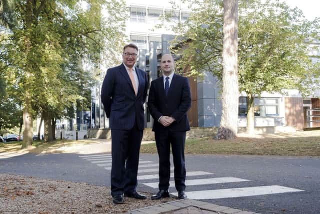 Rotherhill Developments Baul Bagshaw with Ed Jeffrey.