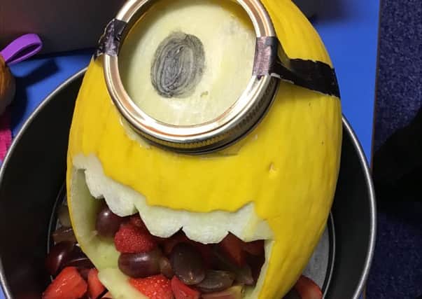 A winning competition entry - melon Minion PHOTO: Supplied