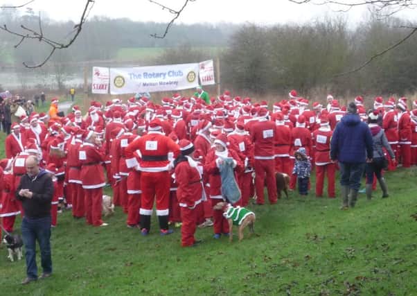 The start of the Melton Santa Fun Run and Walk PHOTO: Supplied