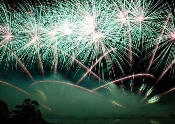 Fireworks by MLE Pyrotechnics at Belvoir Castle PHOTO: Supplied