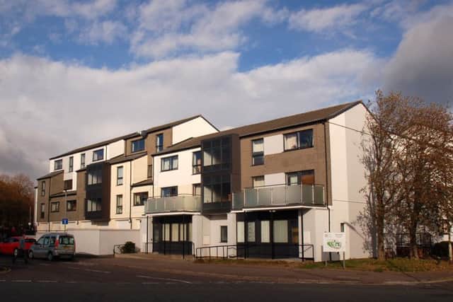 The Beckmill Court flats which have been refurbished by Melton Council at a cost of more than £2million EMN-181026-142336001