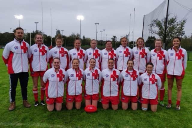 Kayleigh and the England Vixens made the final in Ireland EMN-181031-085556002