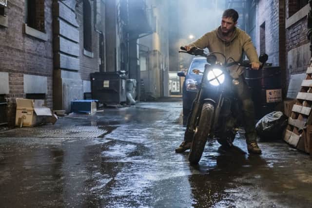 Tom Hardy as Eddie Brock PHOTO: PA Photo/CTMG, Inc/Frank Masi