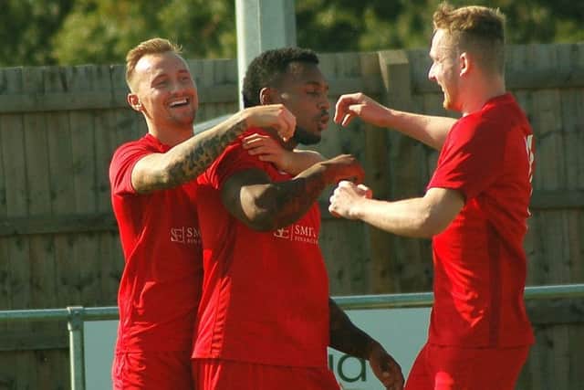 Josh Hill (left) scored within a minute of kick-off, the sixth time this season have done so EMN-180511-094733002