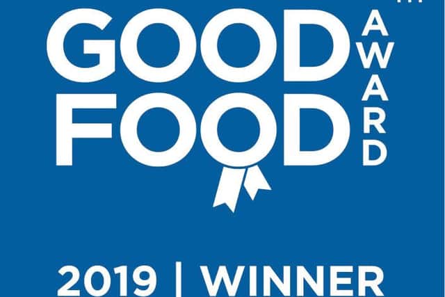 Good Food Award for 2019 PHOTO: Supplied