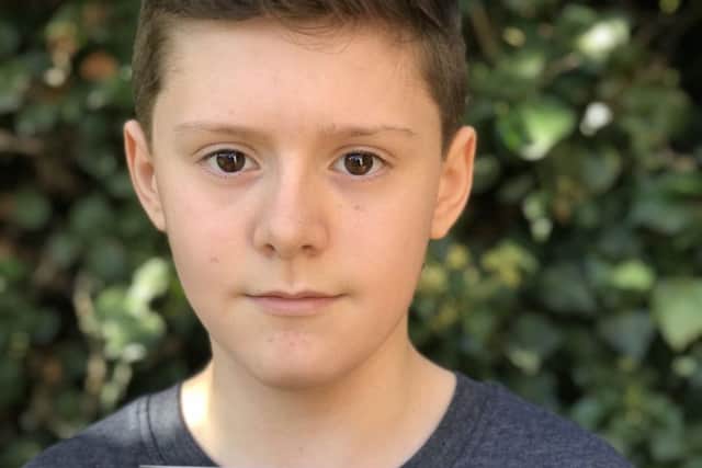 Luke Adams, 13, won a Christmas card competition organised by the Melton-based Beat SCAD charity PHOTO: Supplied
