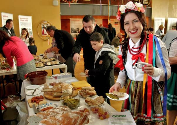 Polish food served at the event celebrating 70 years of the community in Melton
PHOTO Rafal Orzech EMN-181113-162031001