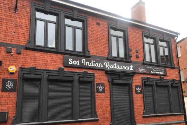 The new frontage for Soi Indian Restaurant in Melton, which is due to open in the renovated former Bricklayer's Arms pub EMN-180911-111604001